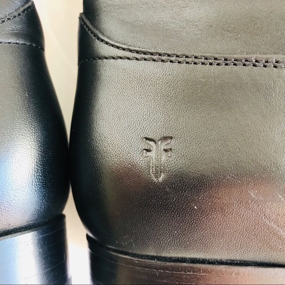 Frye Melissa Button 2 Riding boots Black Sz 9B EUC - Picture 4 of 11